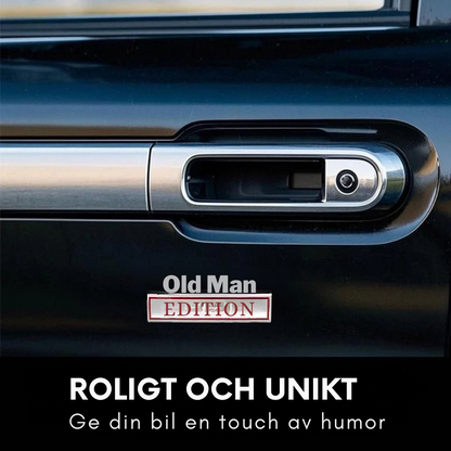 OldManEdition™ | Rolig emblem för din bil