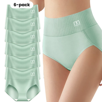 Avera ™ | 6-pack Andas & Bekväma Höga Midjetrosor med Magstöd
