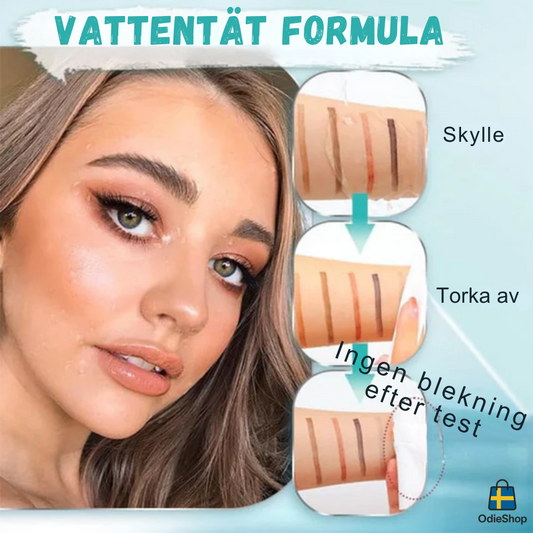 LashPro | 3D Vattentät mikroblading ögonbrynsstift 4 gaffelspets tatueringsstift (2-pack)