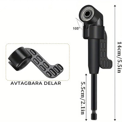 AngleMaster™ | 105° Vinkelskruvadapter. Nå trånga utrymmen med lätthet