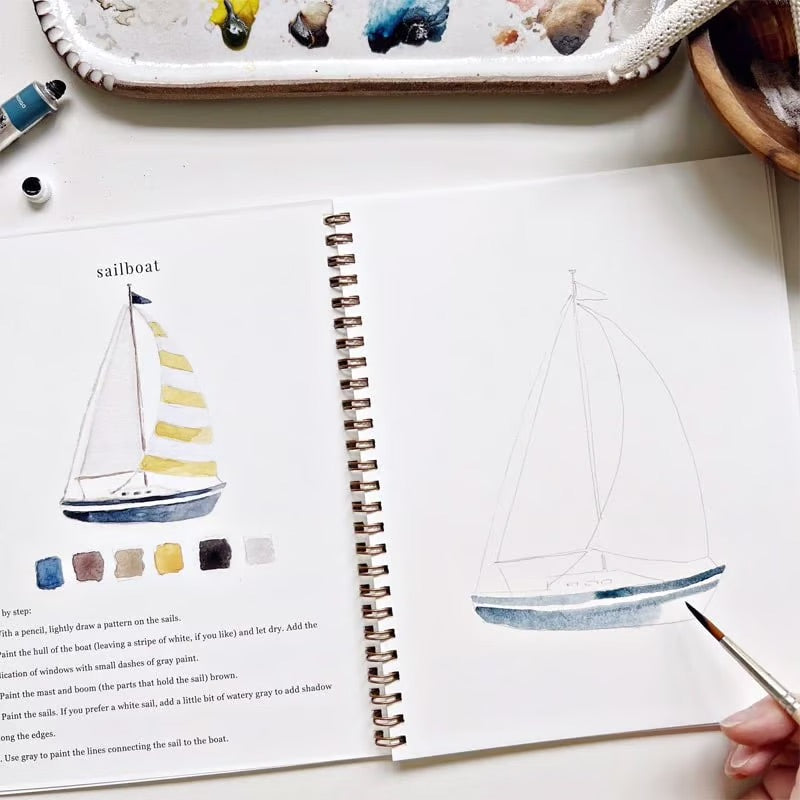 StartAkvarell™ | Tänd din kreativitet med vår roliga arbetsbok för akvarell!