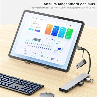 ConnectAll™ | 8-i-2 USB-hub för alla enheter