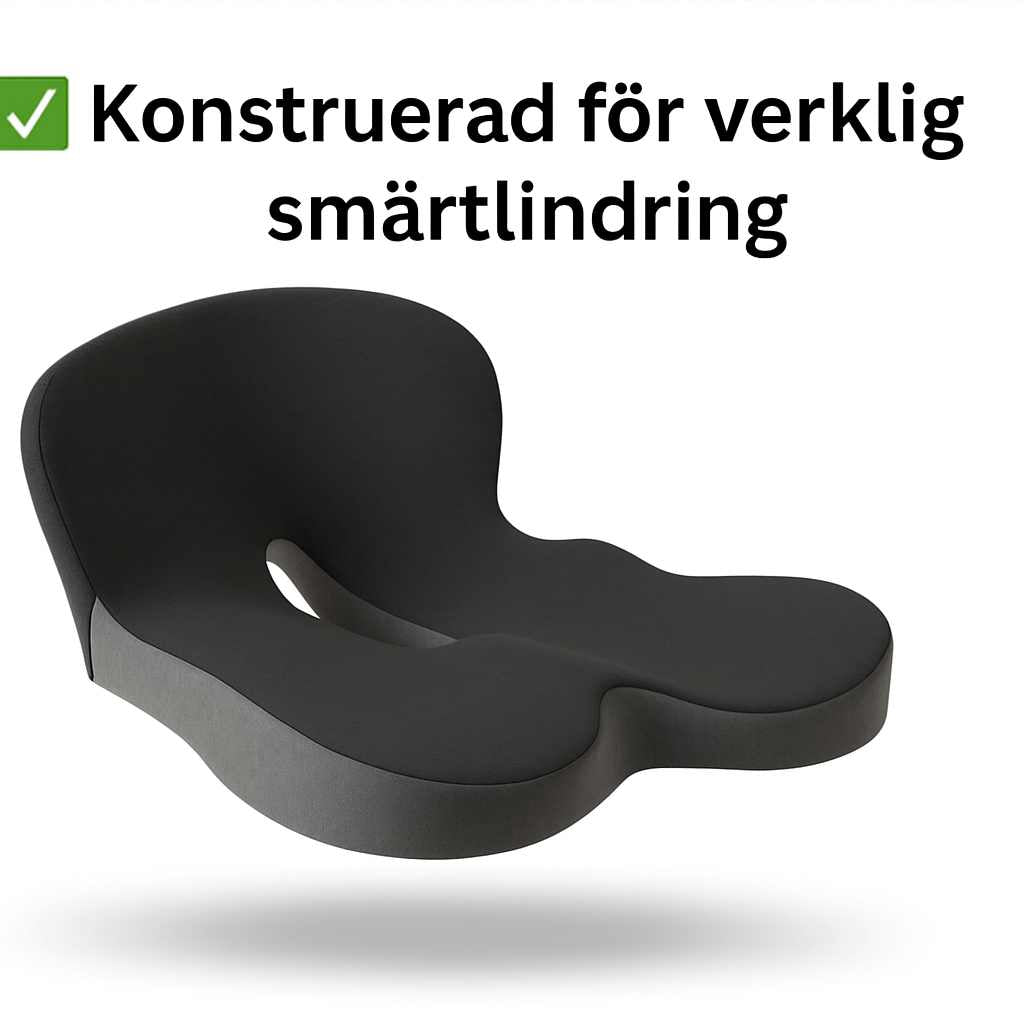 SitRelief™ | Lugnande avlastning för rygg, höfter och svanskota