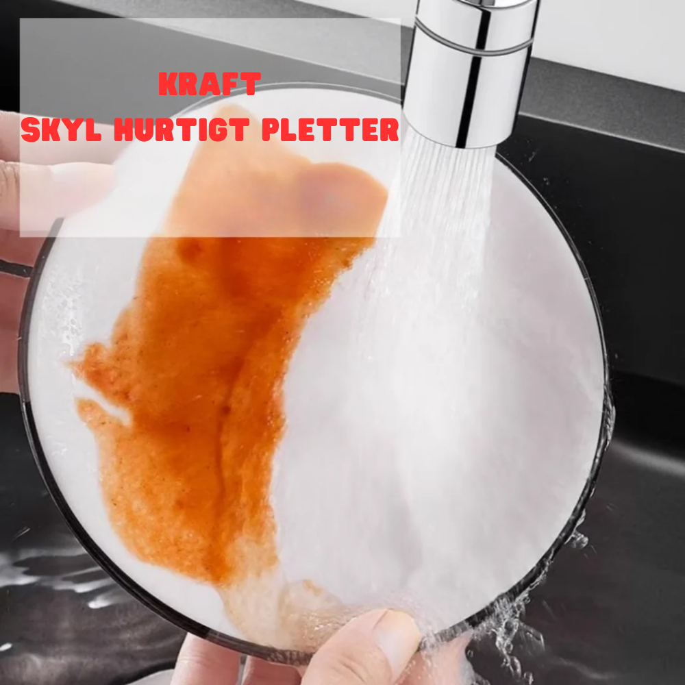 FlowFlex™ | 360-graders kranutlopp med kraftfull jet och spray!