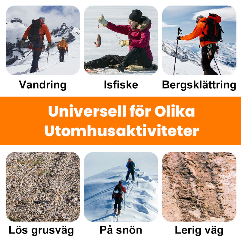 SnowSpikes™ | Gå tryggt på is och snö — hela vintern!🎁🎅🔥