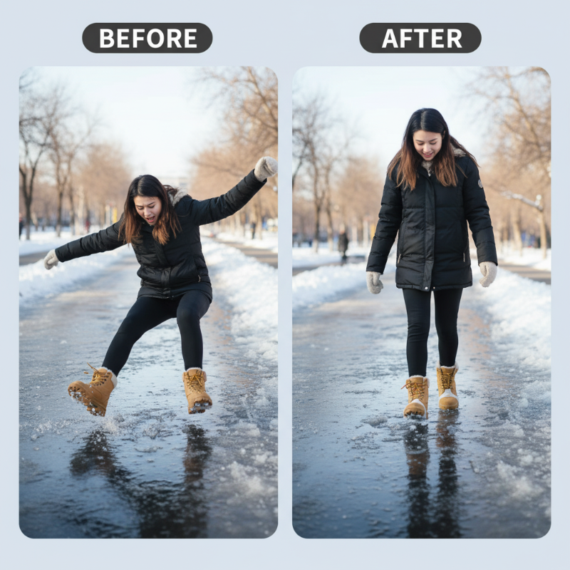 IceCleats™ | Universella 5-tandade isklossar för skor och stövlar
